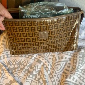 Vintage Fendi makeup bag